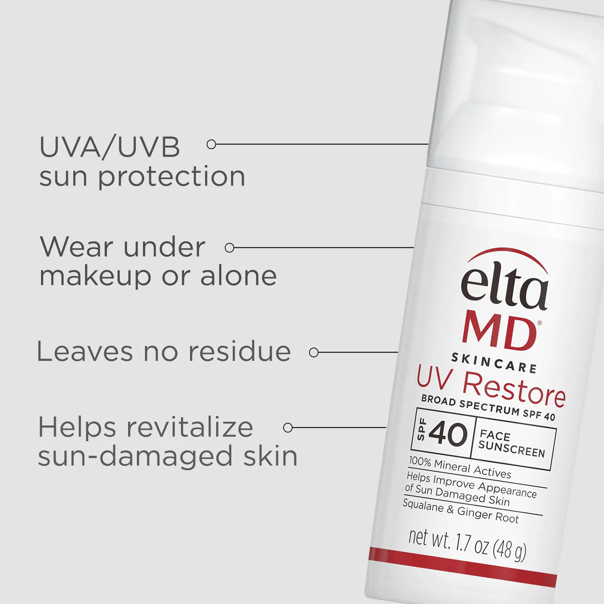 EltaMD UV Restore Untinted SPF40 1.7oz