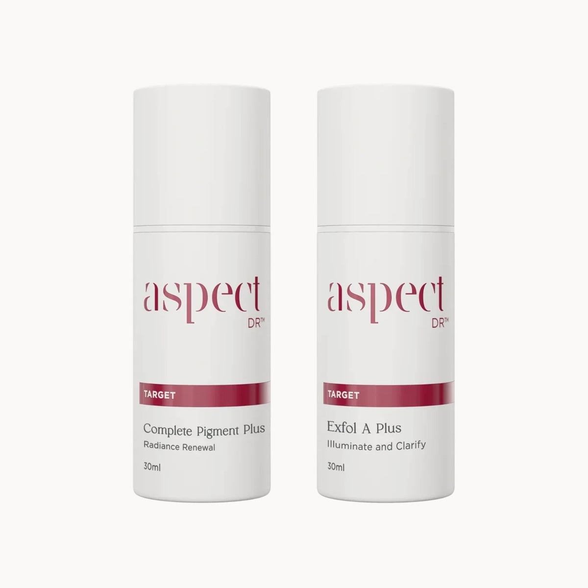 Aspect Dr Complete Pigment Plus and Exfol A Plus 30ml